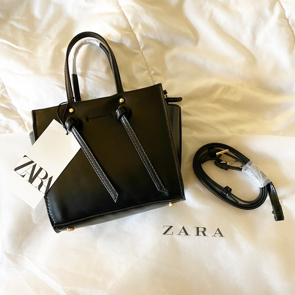 Zara Knotted Mini City Bag